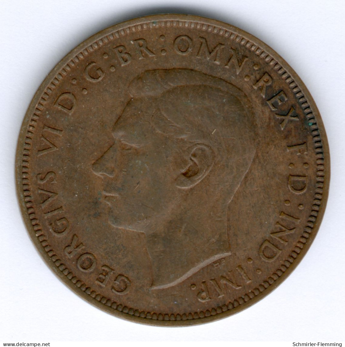 England / United Kingdom George VI. (1936-1952) 1 Penny 1947 (Bronze) KM#845, Ss+ - Altri & Non Classificati