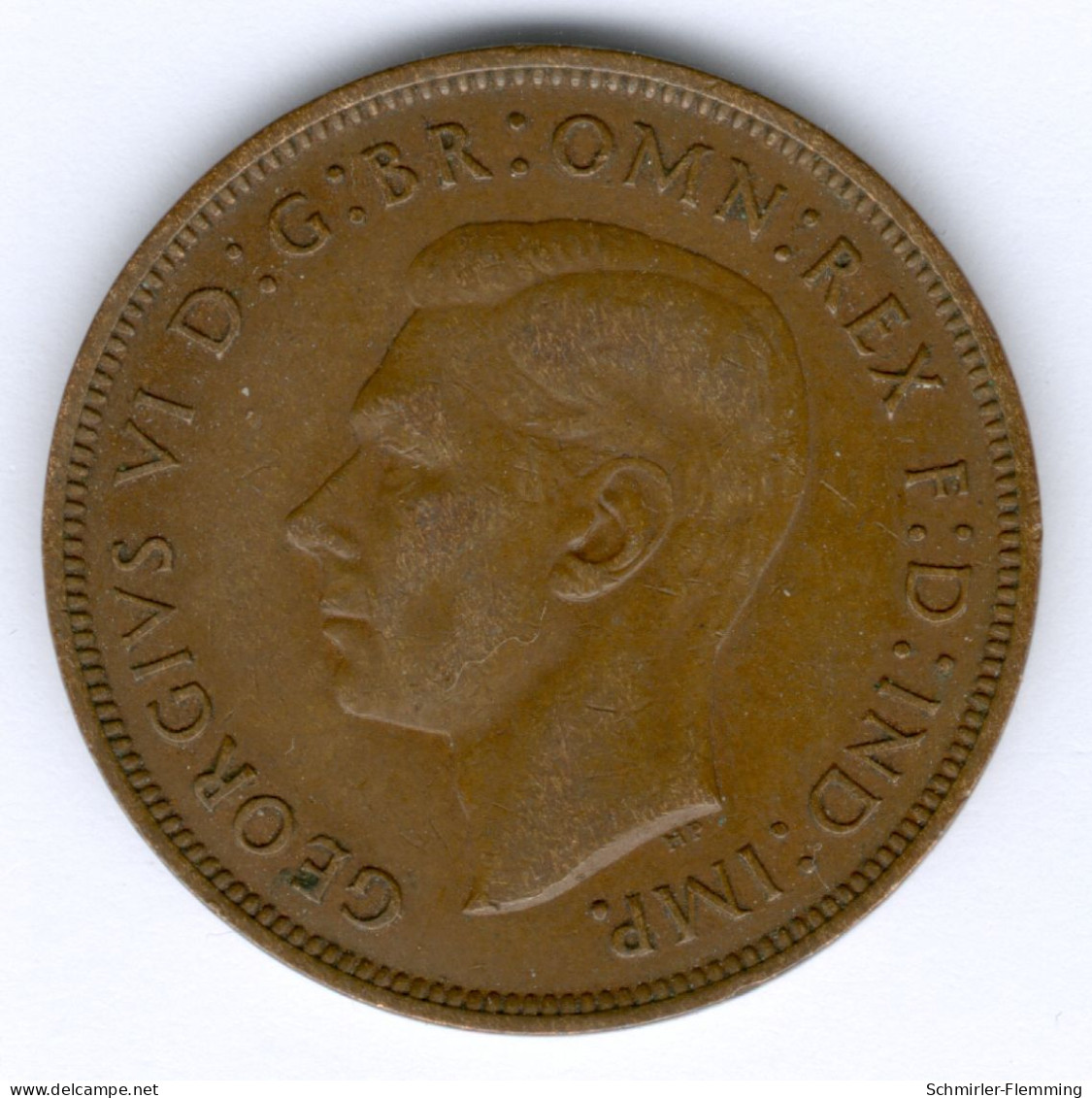 England / United Kingdom George VI. (1936-1952) 1 Penny 1939 (Bronze) KM#845, Ss+ - Autres & Non Classés