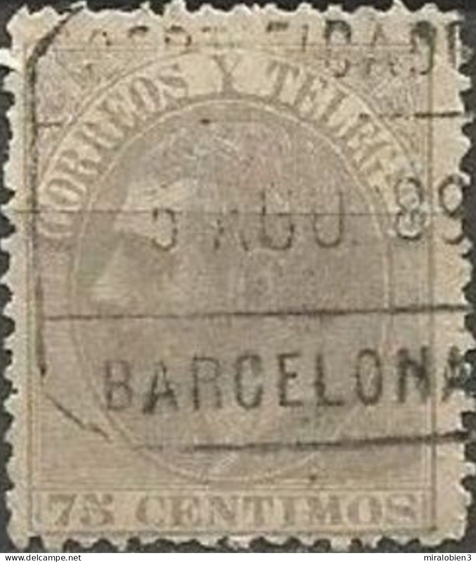 ESPAÑA ALFONSO XII EDIFIL NUM. 212 USADO - Used Stamps