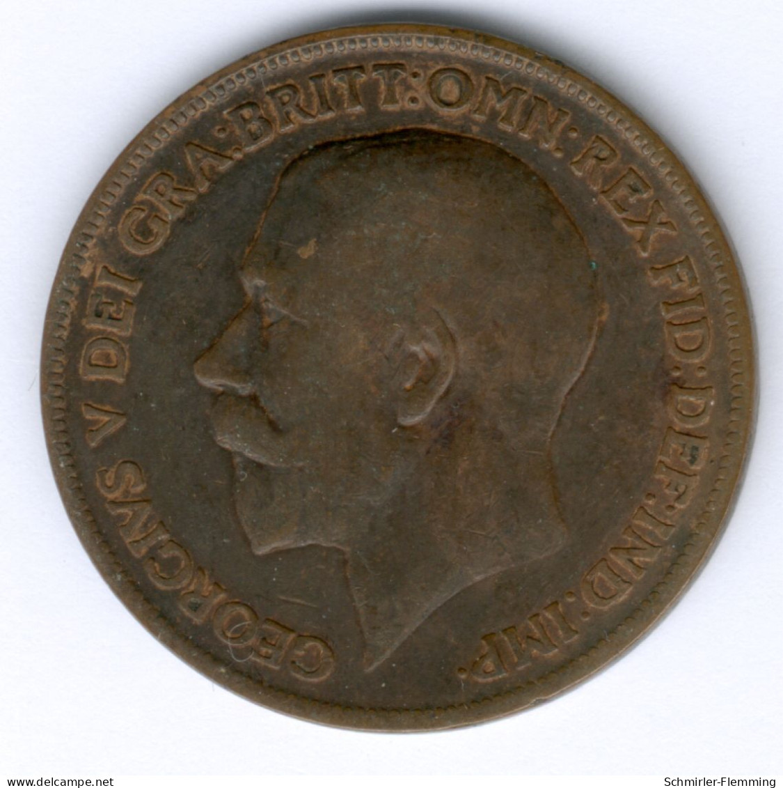 England / United Kingdom George V. (1910-1936) 1 Penny 1920 (Bronze) KM#810, Ss- - Other & Unclassified