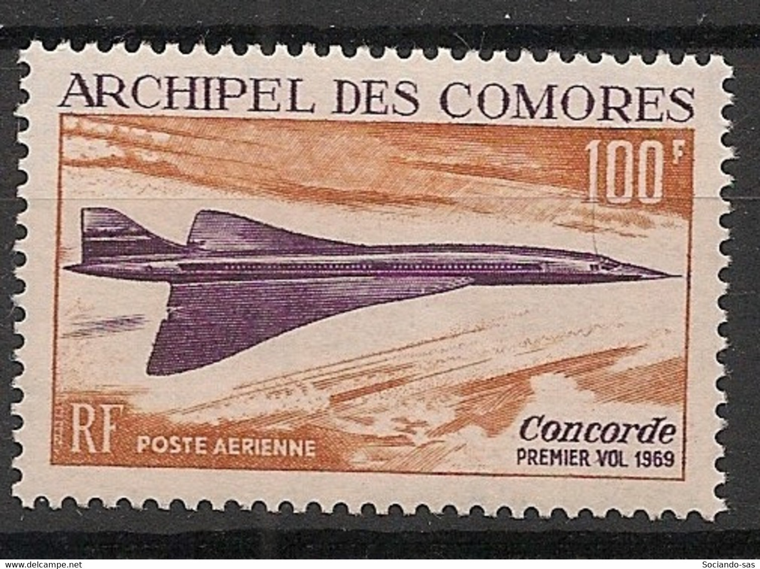 COMORES - 1969 - Poste Aérienne PA N°YT. 29 - Concorde - Neuf Luxe ** / MNH / Postfrisch - Poste Aérienne