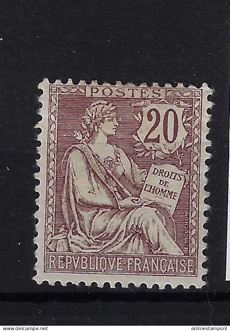 France Yv 126  Neuf Avec ( Ou Trace De) Charniere / MH/* - 1900-02 Mouchon