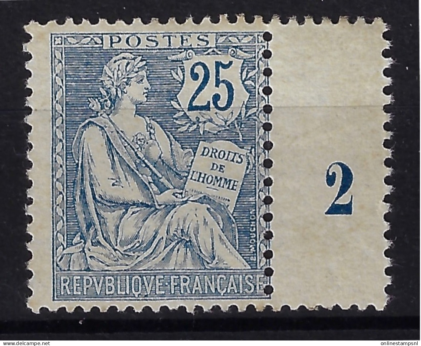 France Yv 127 Neuf **/MNH/Postfrisch - 1900-02 Mouchon