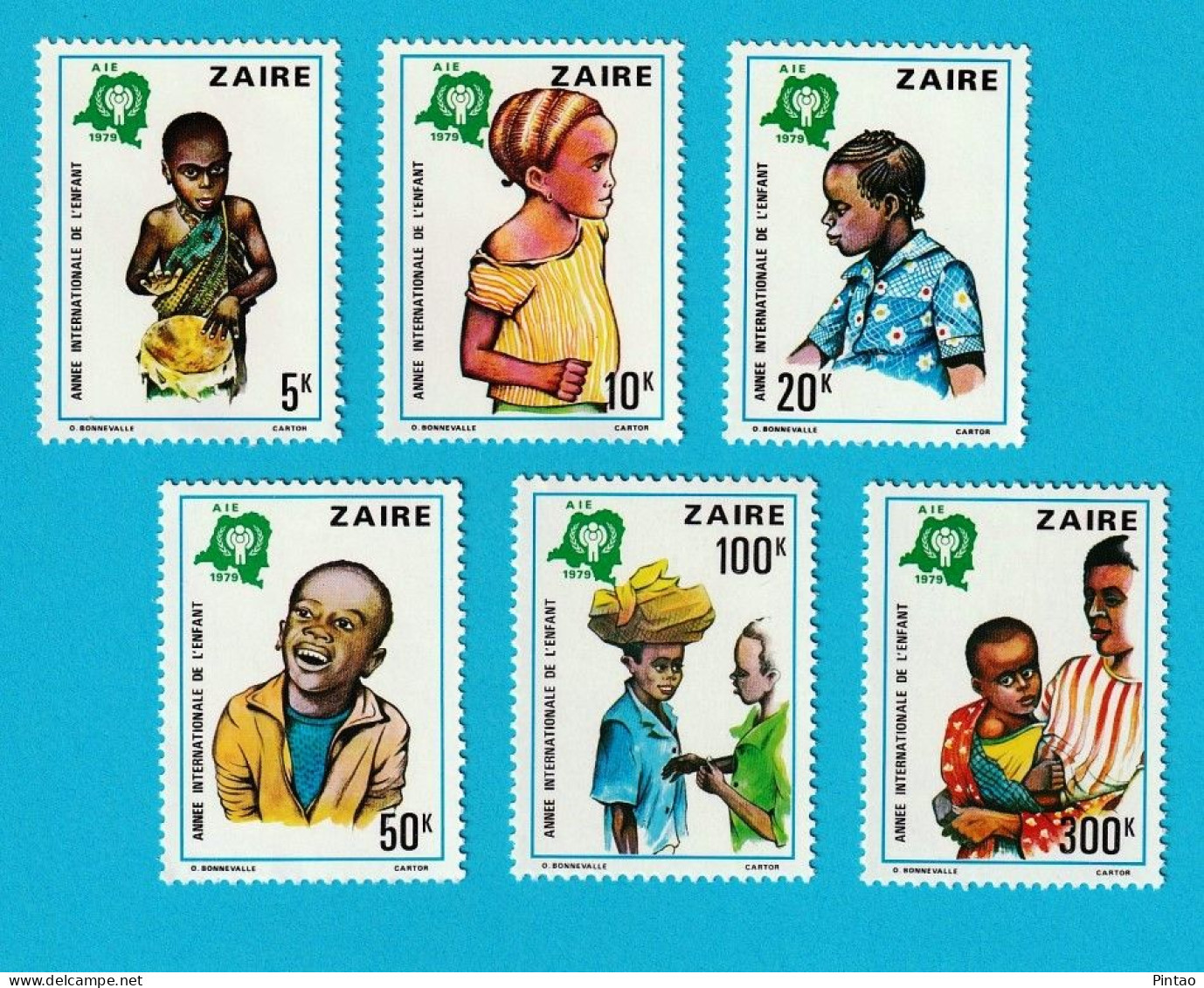 WW14074- ZAIRE 1979- MNH (ANO INTERNACIONAL DA CRIANÇA)_ CV= $8,95 (SCOTT 2017) - Unused Stamps
