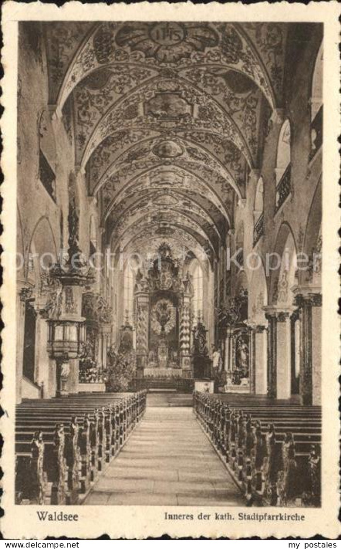 41565312 Bad Waldsee Stadtpfarrkirche Inneres Bad Waldsee - Bad Waldsee