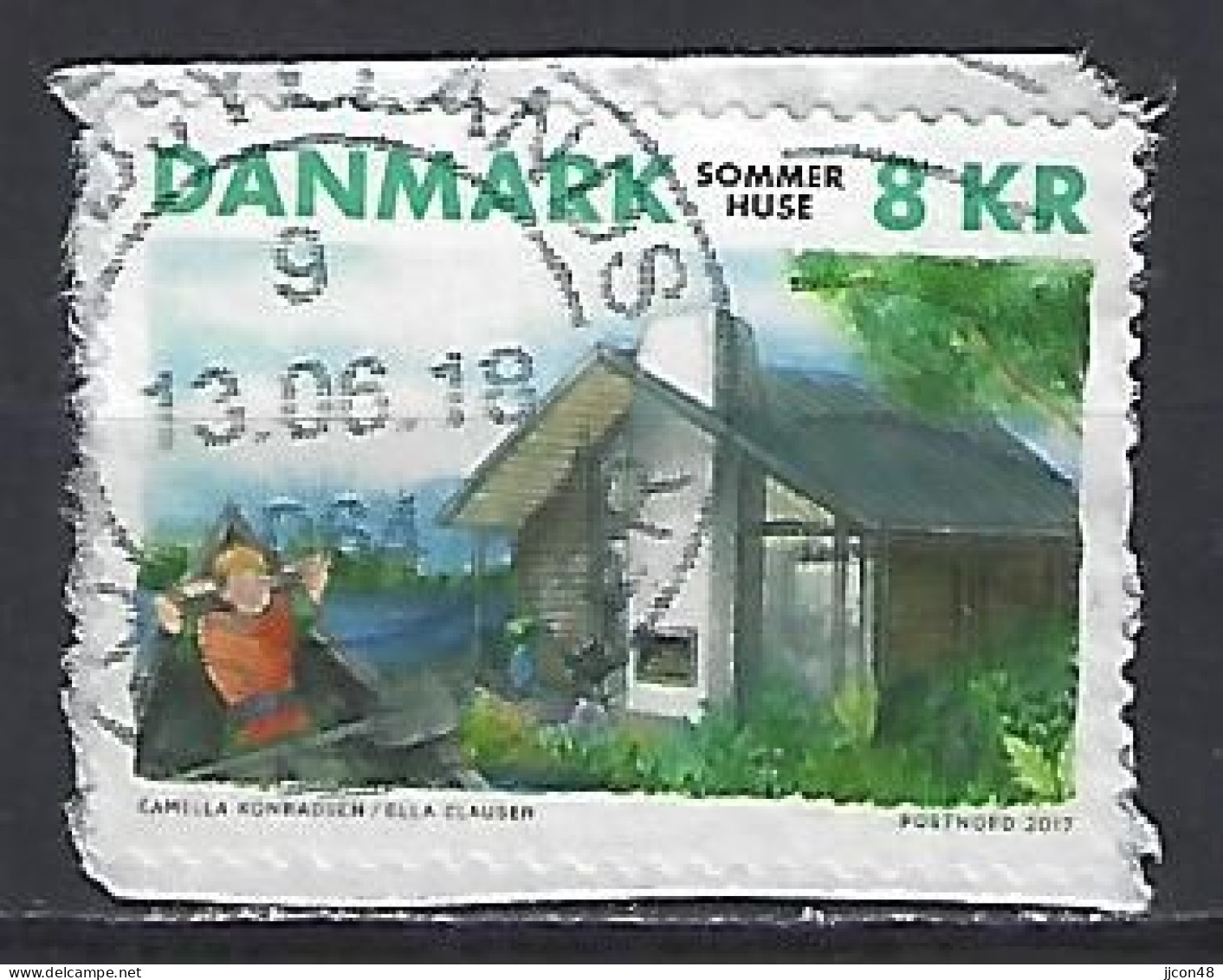 Denmark 2017  Holiday Homes (o) Mi.1927 - Usado