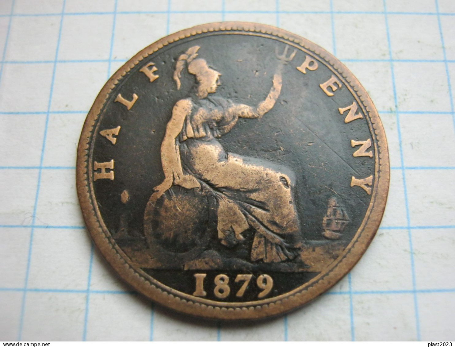 Great Britain 1/2 Penny 1879 - C. 1/2 Penny