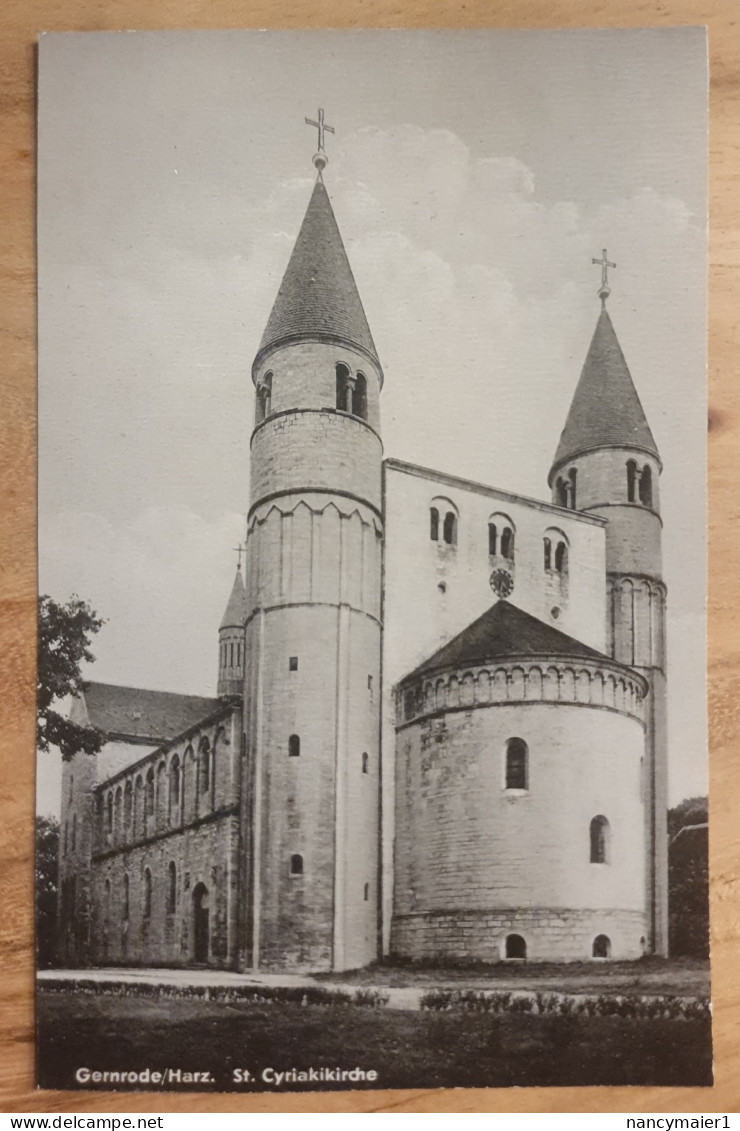 Gernrode /Harz St. Cyriakikirche S/w - Quedlinburg