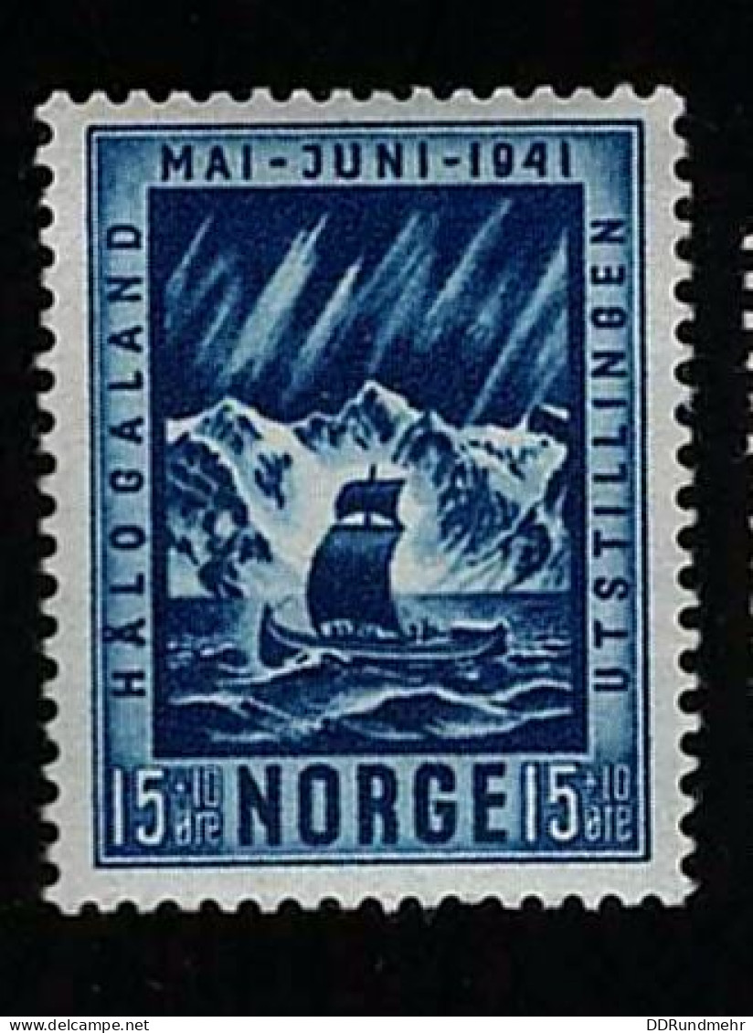 1941 Halogaland Exhibition   Michel NO 231 Stamp Number NO B19 Yvert Et Tellier NO 207 Stanley Gibbons NO 295 X MH - Ungebraucht