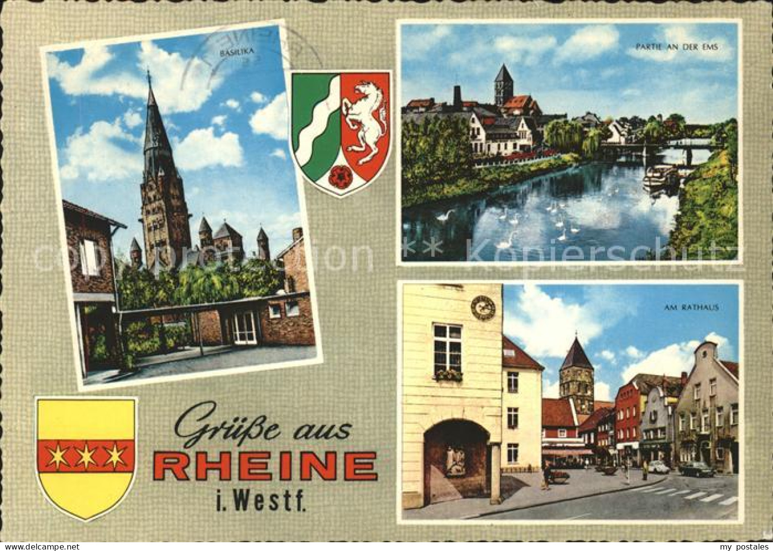 41563179 Rheine Wappen Ems Rathaus Rheine - Rheine