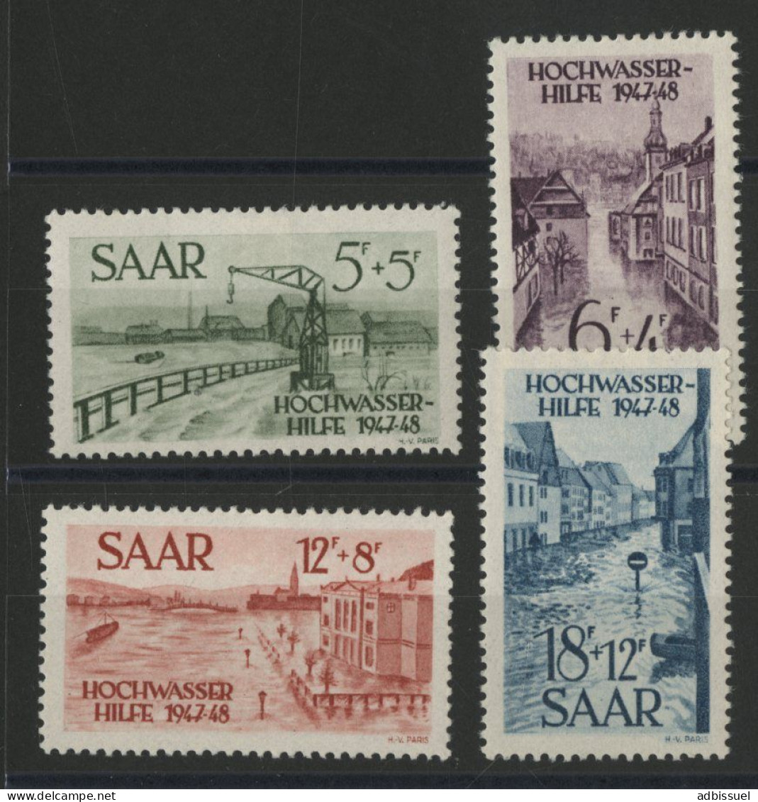 SARRE N° 244 à 247 (Mi 255 à 258) Neufs * (MH) Cote 20 € - Unused Stamps