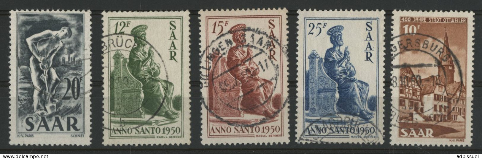 SARRE N° 272 + 273 à 275 + 276 Cote 52,50 € Oblitérés TB - Used Stamps