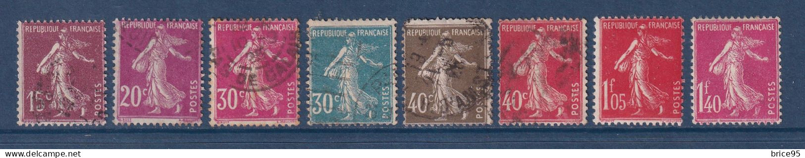 France - YT N° 189 à 196 - Oblitéré Et Neuf Avec Charnière - 1924 à 1926 - Nuevos