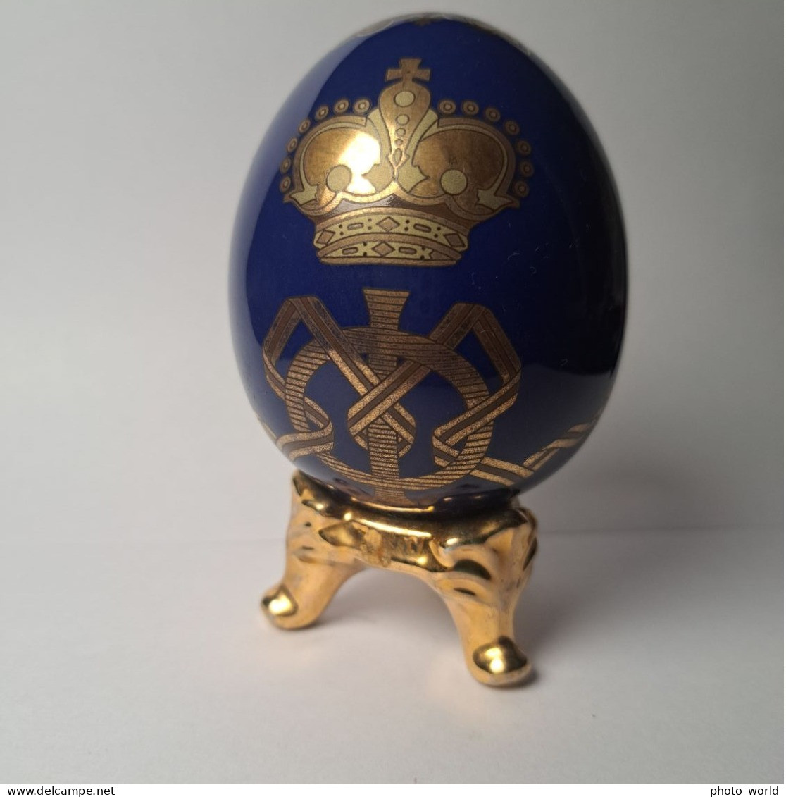 Imperial Russia porcelain Easter egg Empress Maria Feodorovna