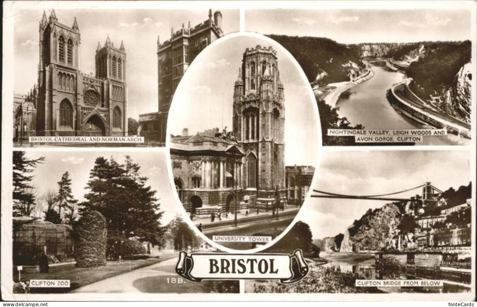 11250037 Bristol UK University Tower Clifton Zoo Clifton Bridge  - Bristol