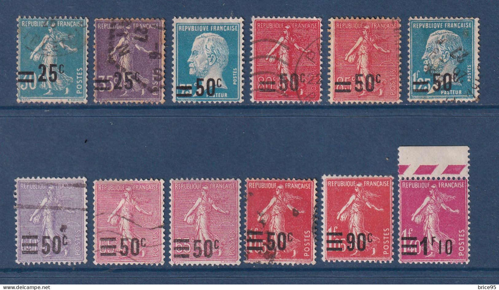 France - YT N° 217 à 228 - Oblitéré Et Neuf - 1924 à 1925 - Used Stamps
