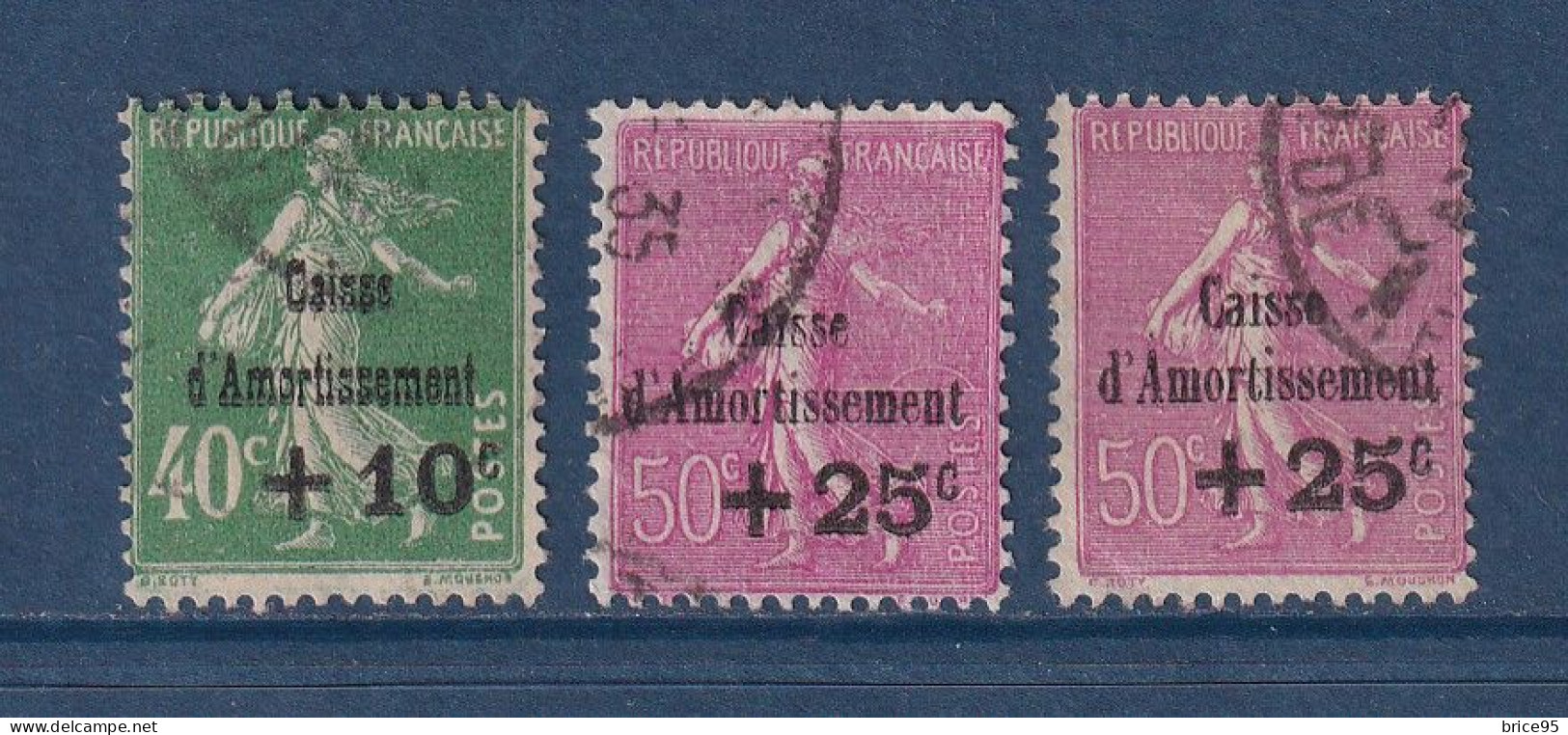 France - YT N° 253 Et 254 - Oblitéré - 1929 - Usati