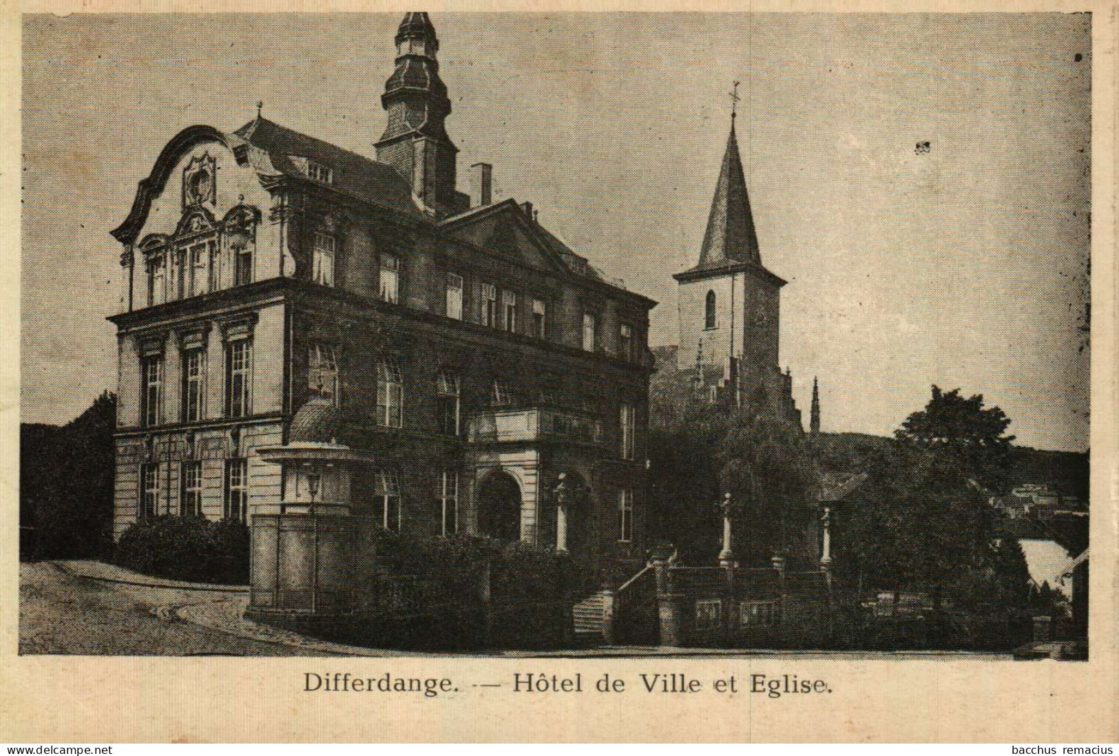 DIFFERDANGE - Hotel De Ville Et Église - P.Schroeder-Hever,Differdange - Differdingen