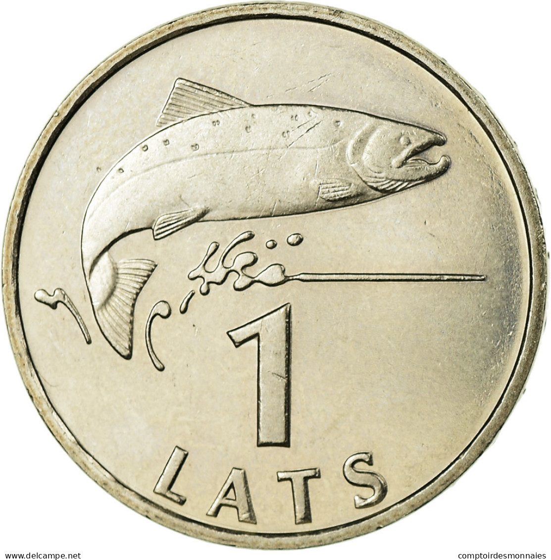 Monnaie, Latvia, Lats, 1992, SPL, Copper-nickel, KM:12 - Lettland