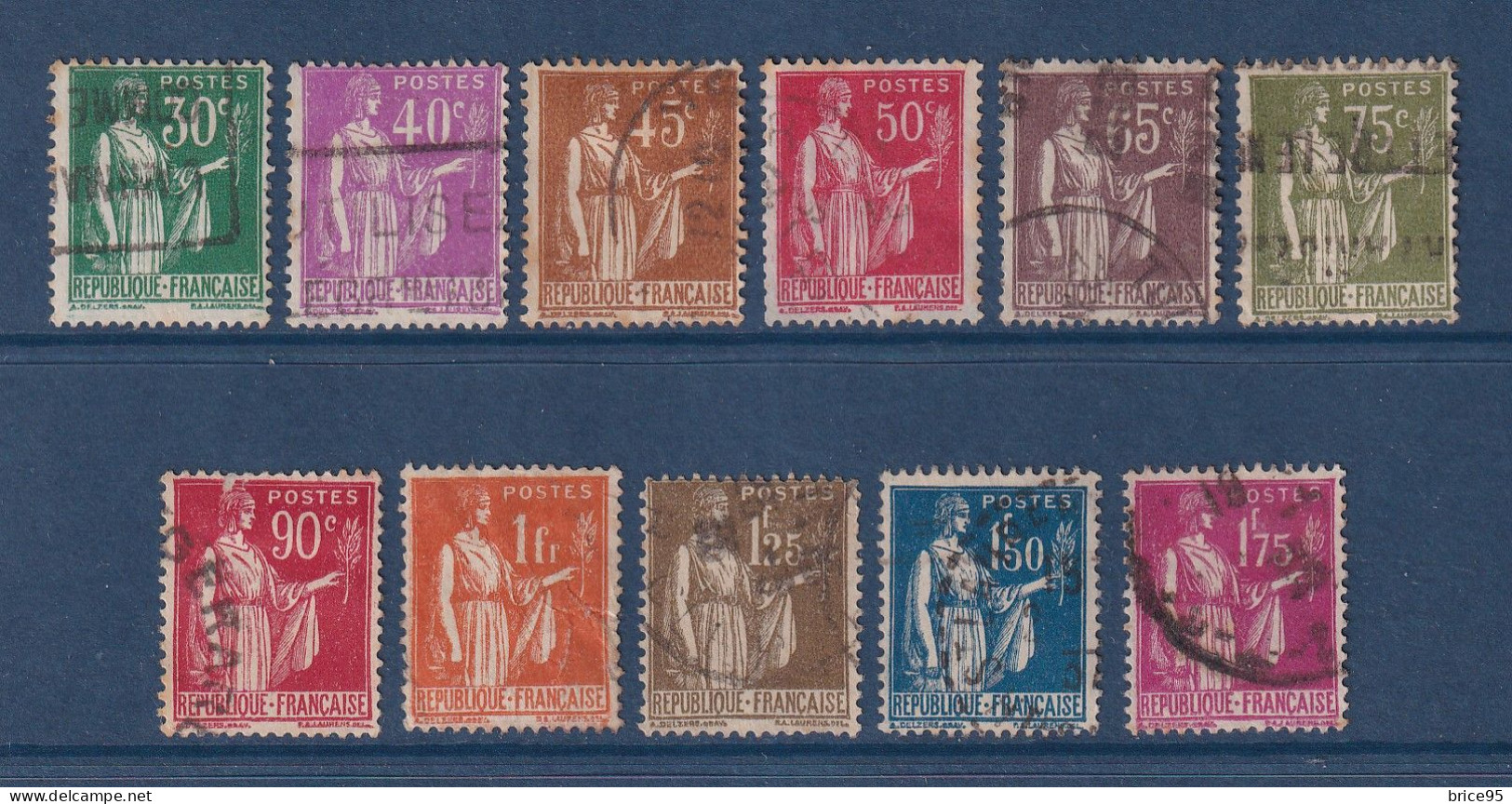 France - YT N° 280 à 289 - Oblitéré - 1932 à 1933 - Used Stamps