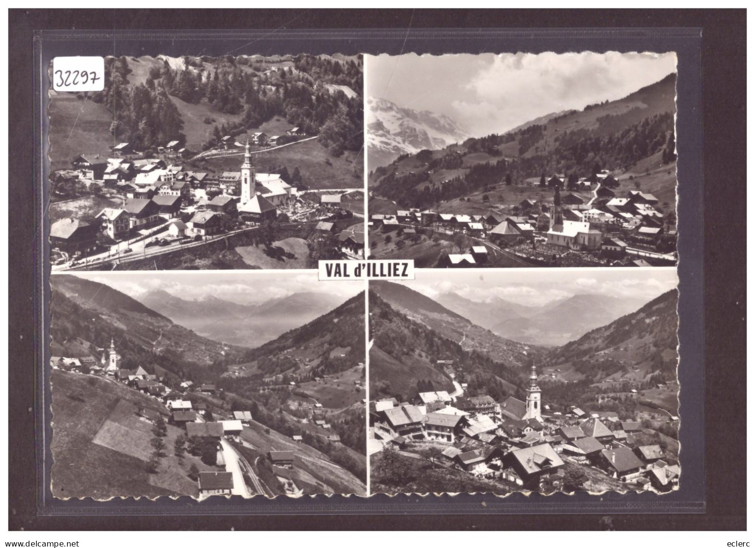 FORMAT 10x15cm - VAL D'ILLIEZ - MULTIVUES - TB - Val-d'Illiez 