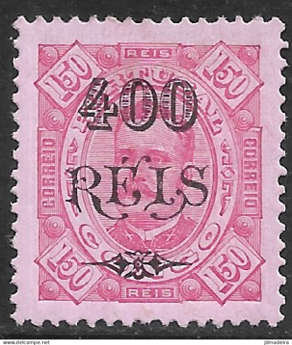 Portuguese Congo – 1902 King Carlos Surcharged 400 On 150 Réis Mint Stamp - Congo Portoghese