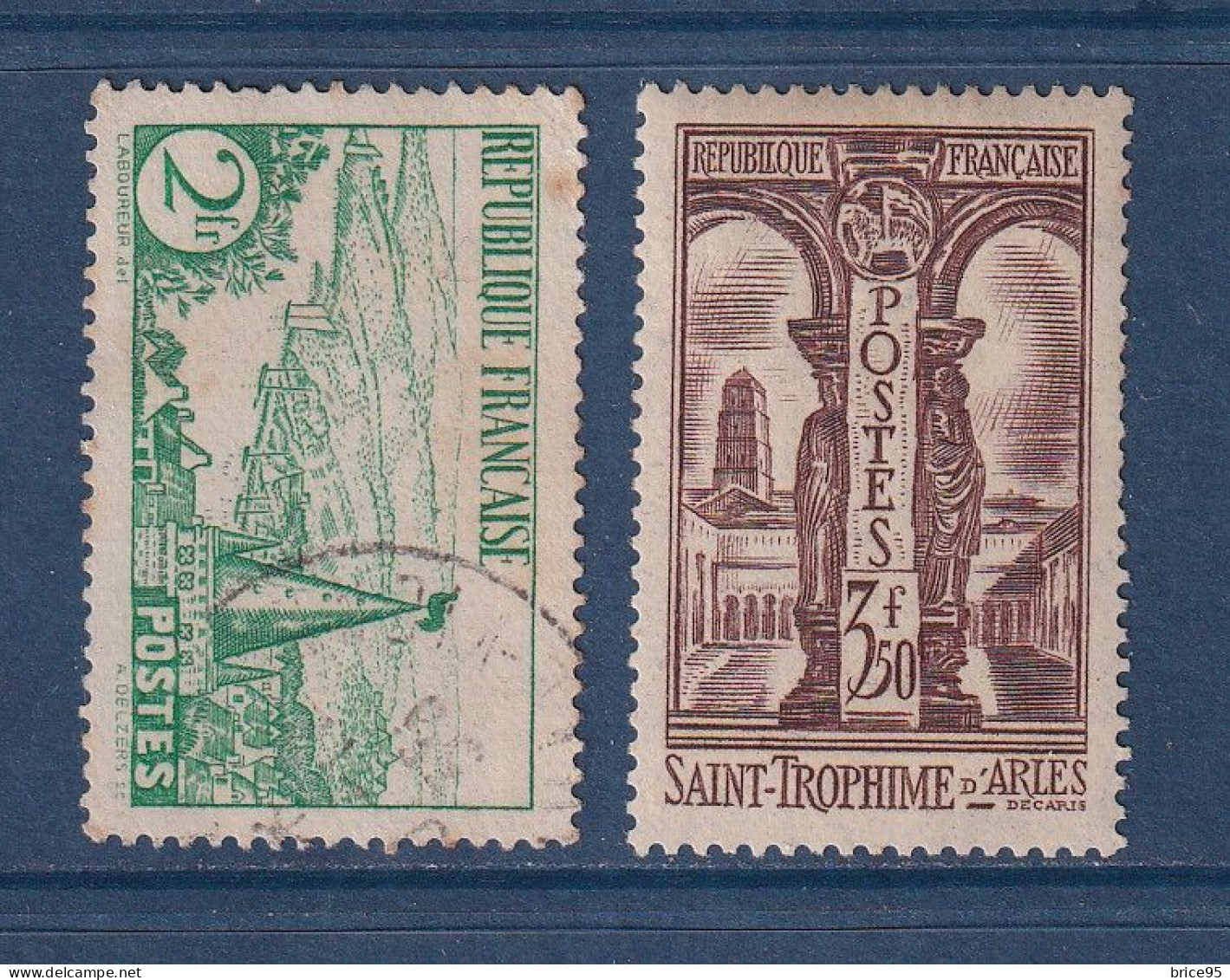 France - YT N° 301 Et 302 - Oblitéré Et Neuf Avec Charnière - 1935 - Usados