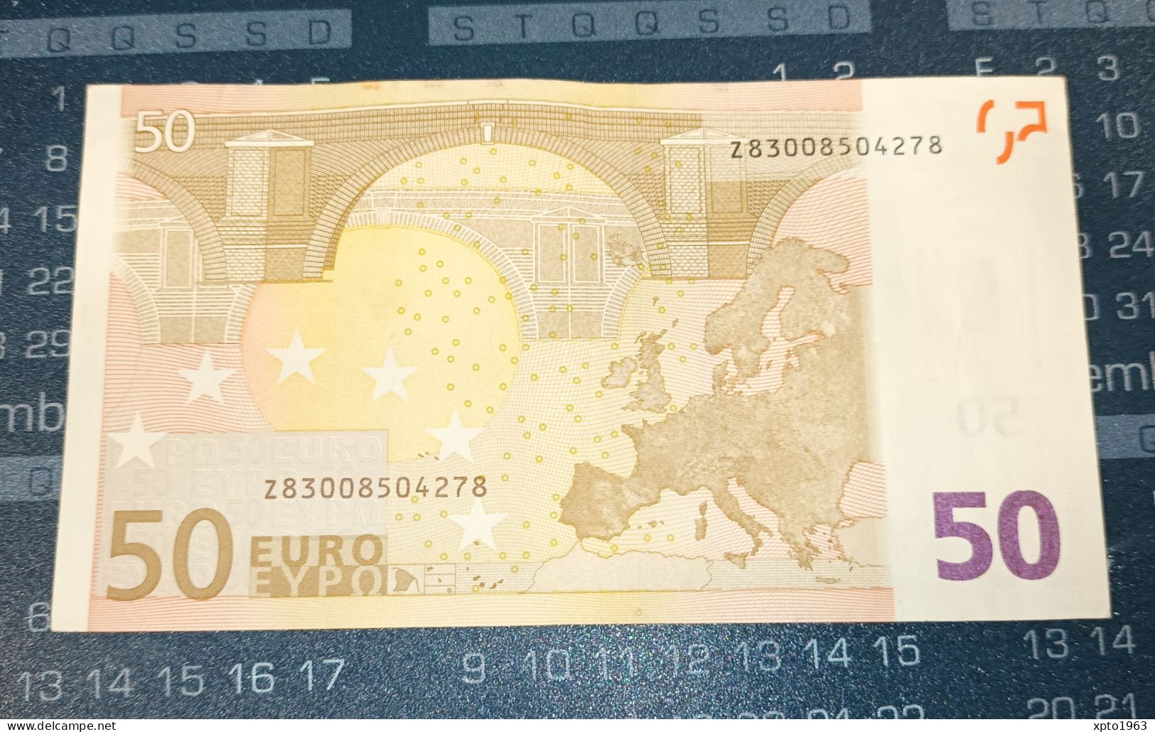 50 Euro - BELGIUM T035 - Z83008504278 - DRAGHI - Circulated - 50 Euro