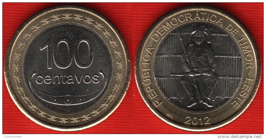 East Timor 100 Centavos 2012 "Boaventura De Manufahi" BiMetallic UNC - Timor