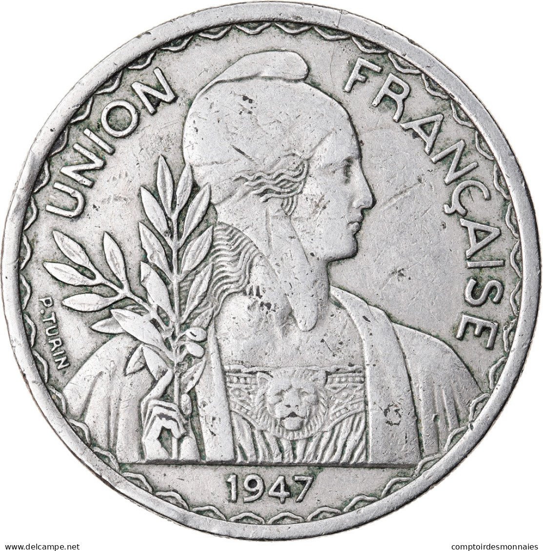 Monnaie, FRENCH INDO-CHINA, Piastre, 1947, Paris, TB+, Copper-nickel, KM:32.2 - Autres & Non Classés