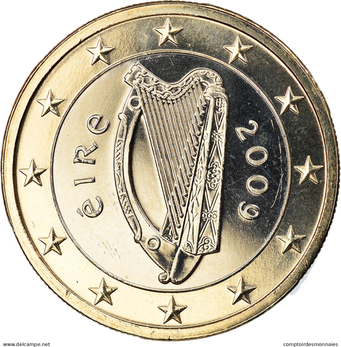 IRELAND REPUBLIC, Euro, 2009, FDC, Bi-Metallic, KM:50 - Irlanda