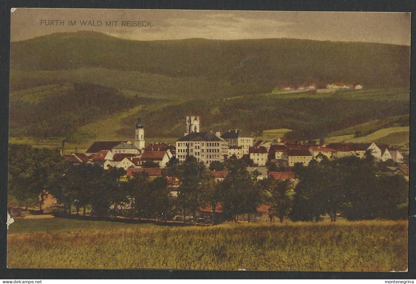 FURTH Wald Panorama Kirche Furth Im Wald - Ed. Max Wagner - 1918 Old Postcard (see Sales Conditions)09695 - Furth