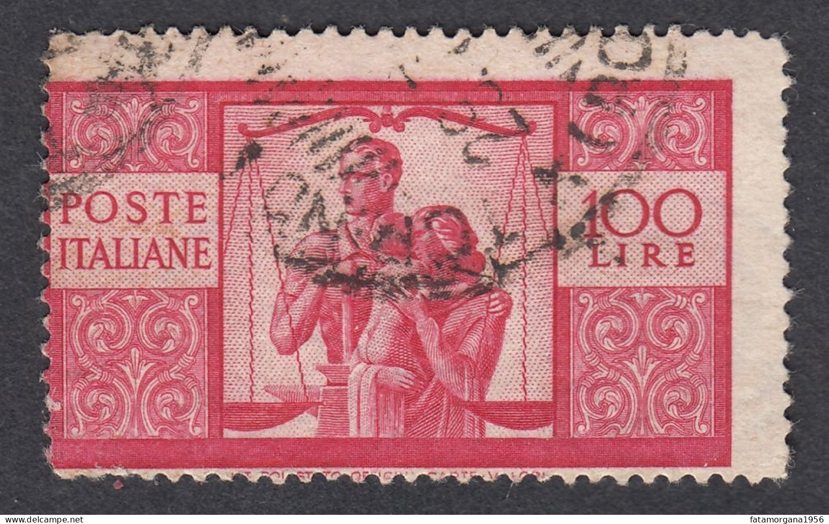 ITALIA - 1945 - Yvert 503 Usato. - Used