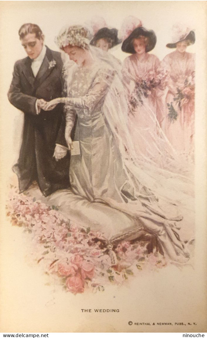 ILLUSTRATEUR / HARRISON FISHER / EDITEURS REINTHAL ET NEWMAN A NEW-YORS / THE WEDDING / N° 188 - Fisher, Harrison