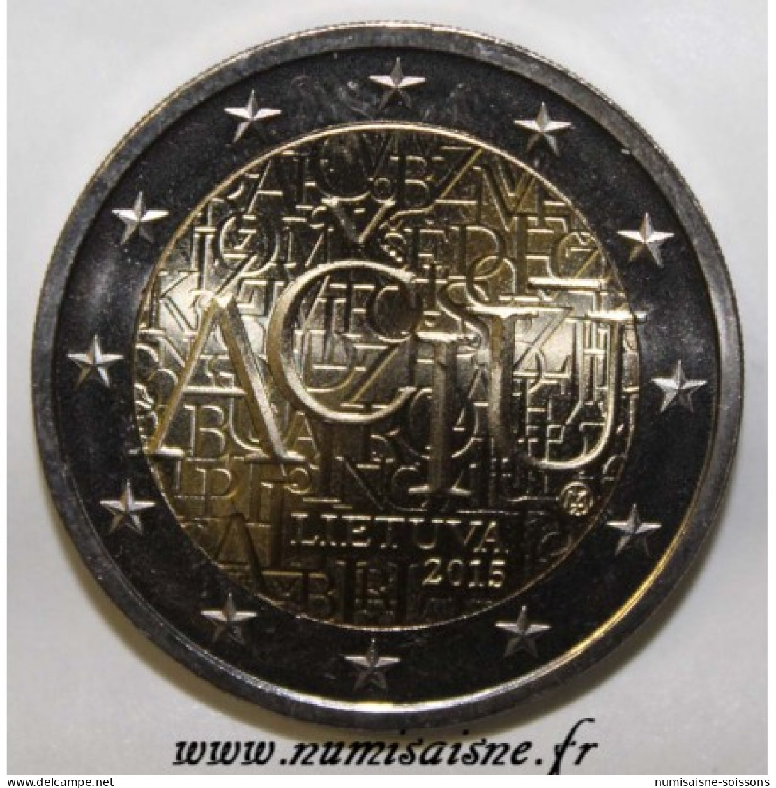 LITUANIE - 2 EURO 2015 - LANGUE LITUANIENNE - SPL - Litauen