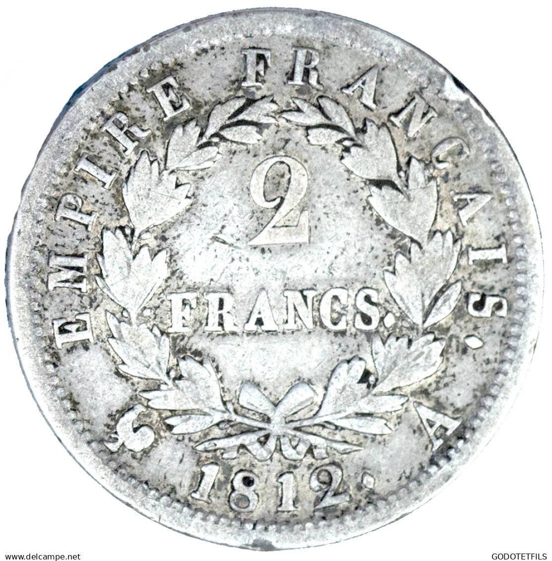 Premier Empire- 2 Francs Napoléon Ier  1812 Paris - 2 Francs