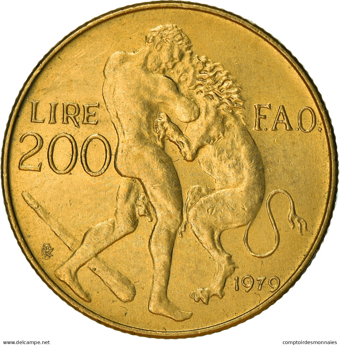 Monnaie, San Marino, 200 Lire, 1979, Rome, TTB+, Aluminum-Bronze, KM:96 - Saint-Marin