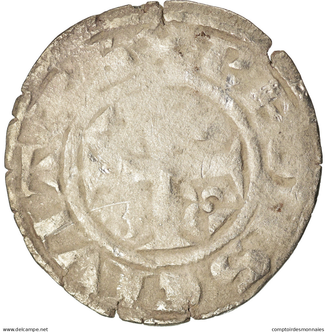 Monnaie, France, Champagne, Guillaume I, Denier, 1176-1202, Reims, TB, Argent - Sonstige & Ohne Zuordnung