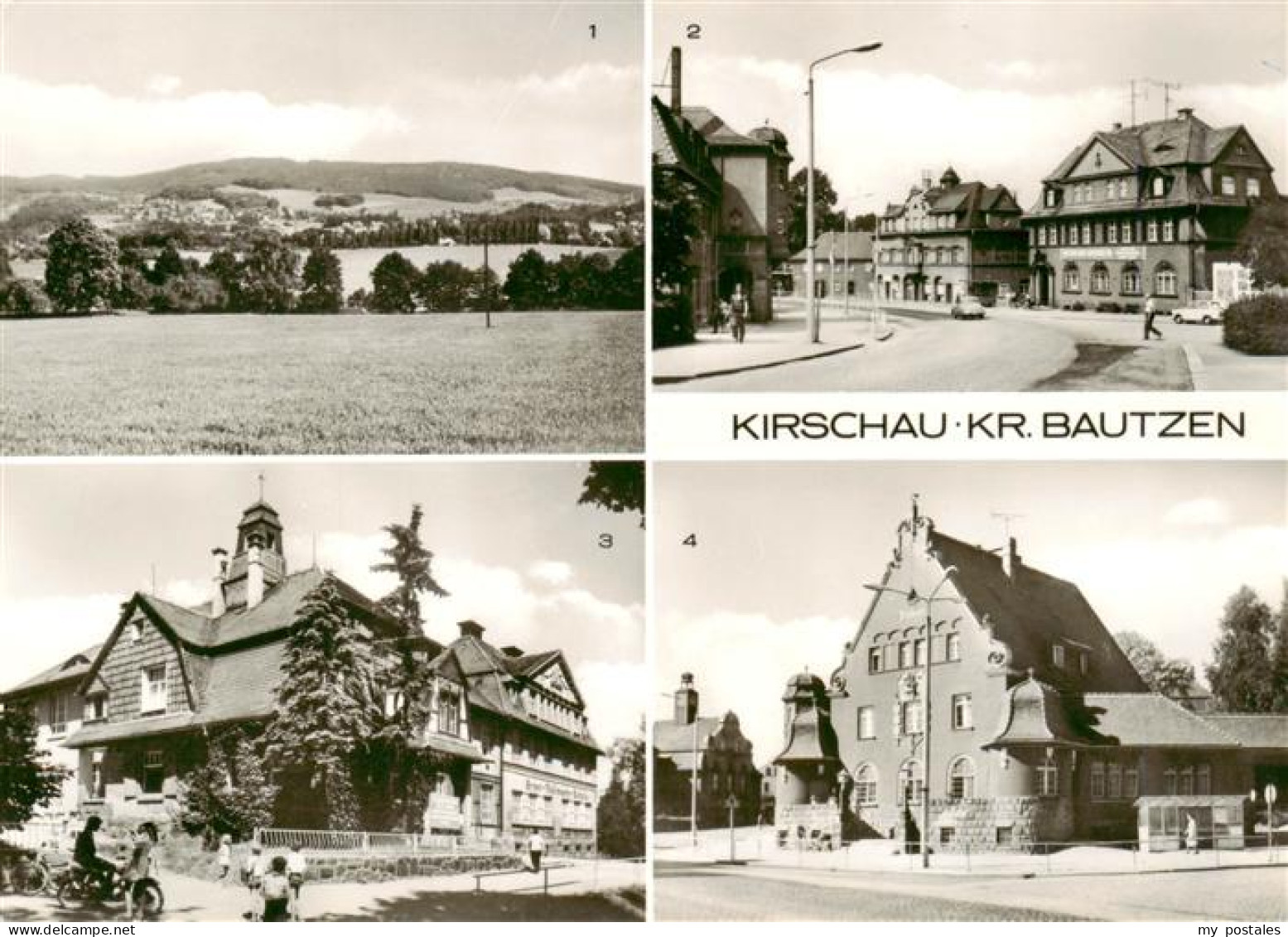 73910306 Kirschau Sachsen Panorama Rastplatz Ernst Thaelmann Schule Postamt - Kirschau