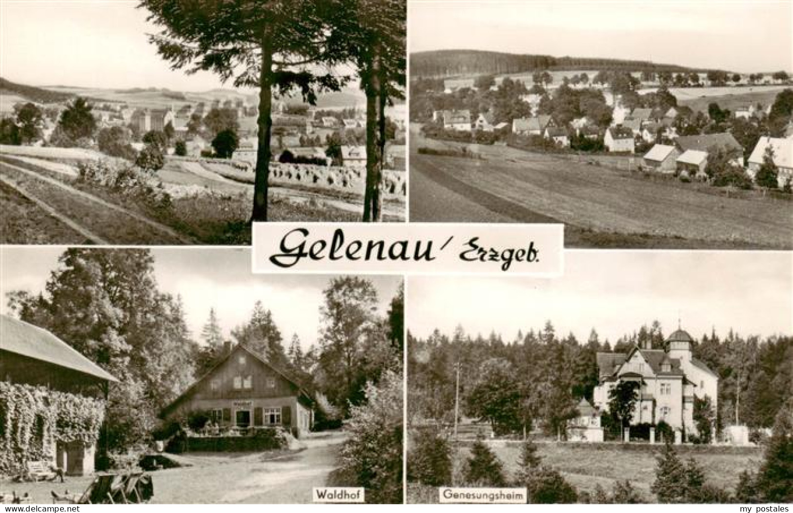 73910171 Gelenau Erzgebirge Panorama Waldhof Genesungsheim - Gelenau