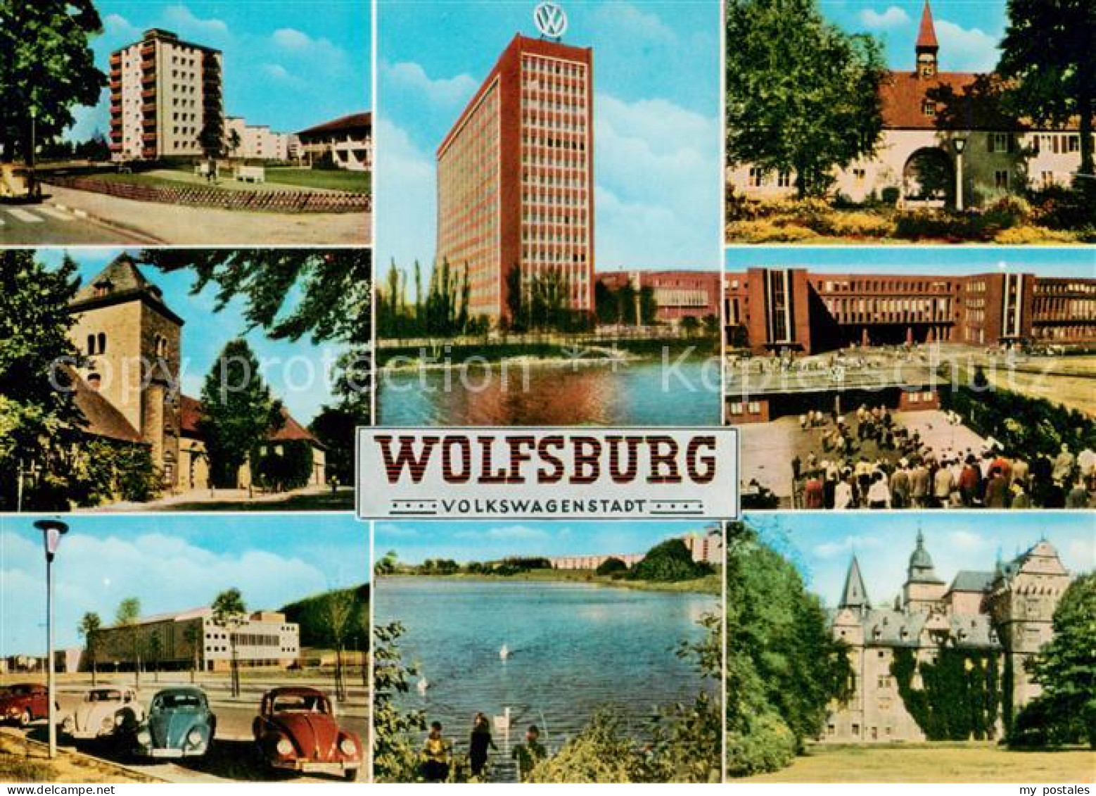 73870493 Wolfsburg Volkswagenstadt Teilansichten Schloss Wolfsburg - Wolfsburg