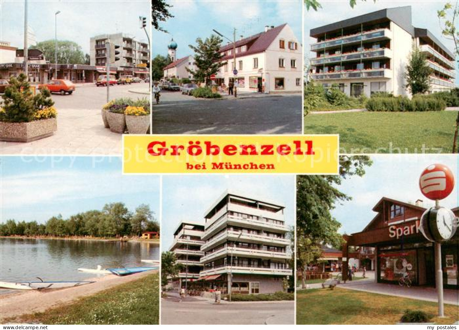 73870466 Groebenzell Orts Und Teilansichten Wohnzentrum Groebenzell - Groebenzell