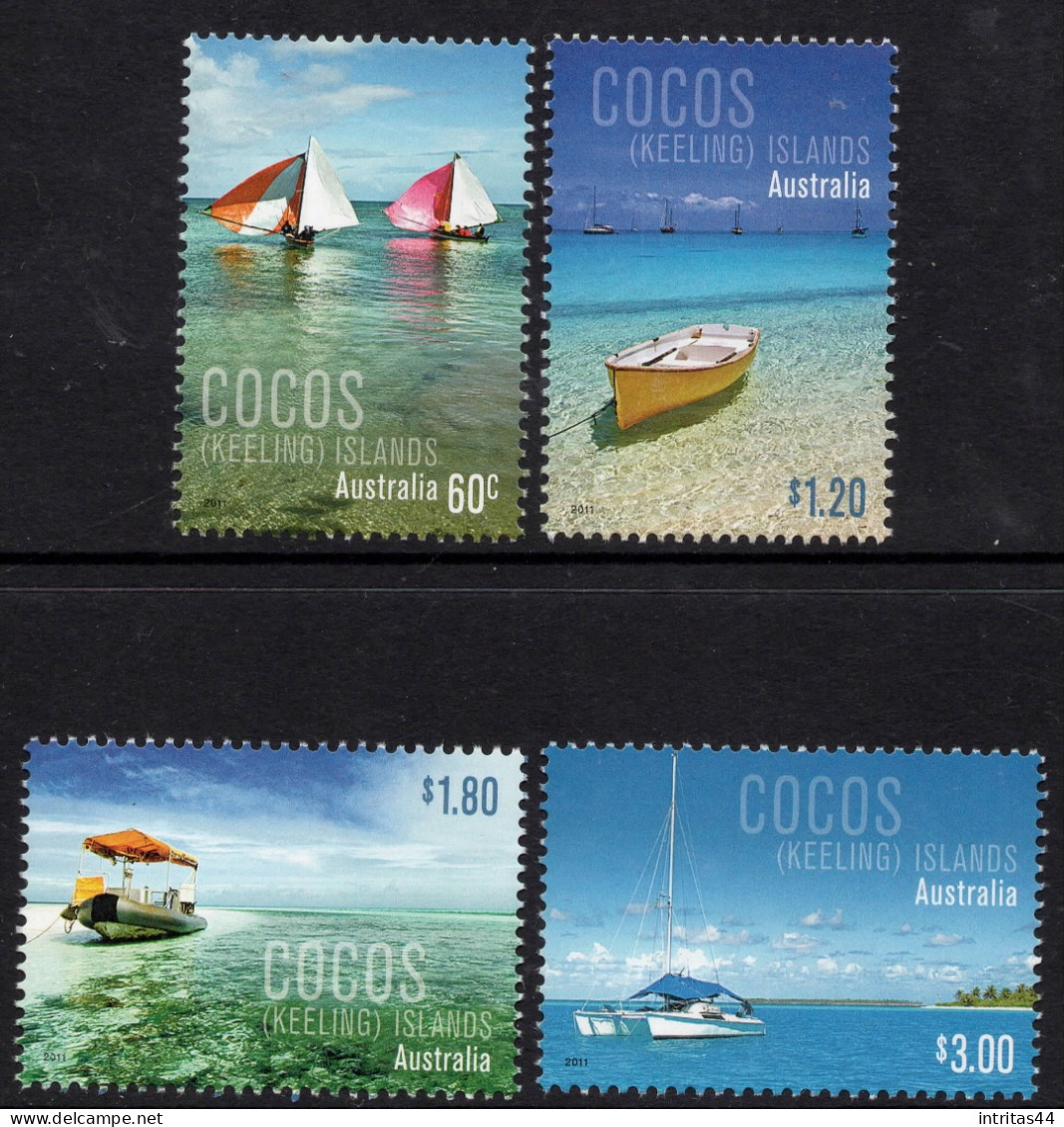 COCOS(keeling)ISLANDS 2011 " BOATS "SET MNH - Kokosinseln (Keeling Islands)