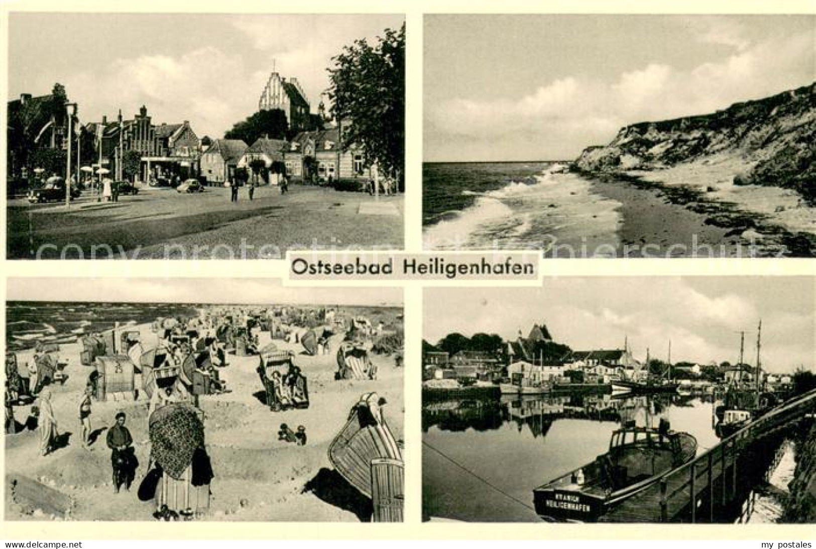 73763977 Heiligenhafen Ostseebad Ortspartie Steilkueste Strand Hafen Heiligenhaf - Heiligenhafen