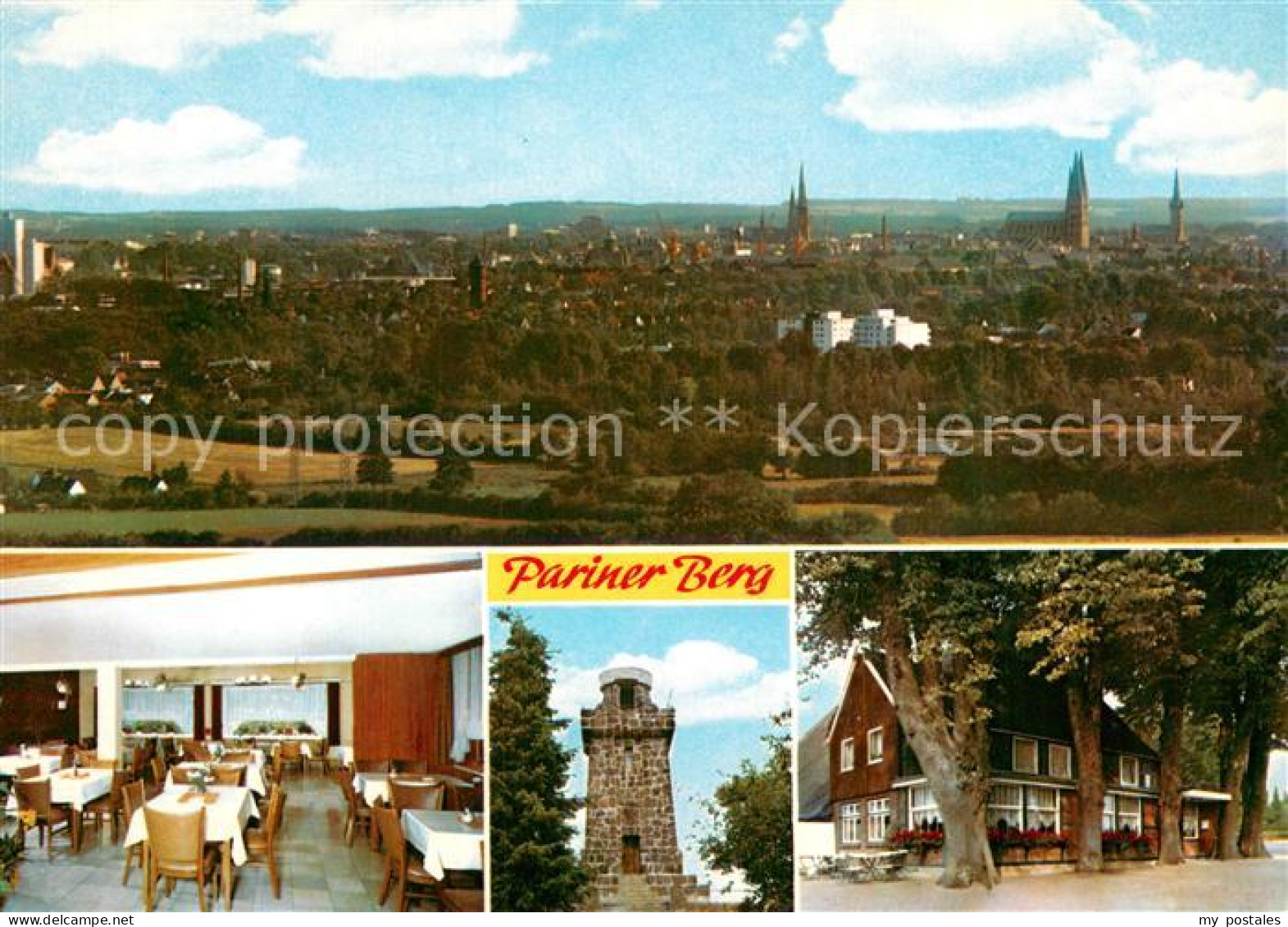 73763953 Bad Schwartau Panorama Gaststaette Pariner Berg Gaststube Aussichtsturm - Bad Schwartau