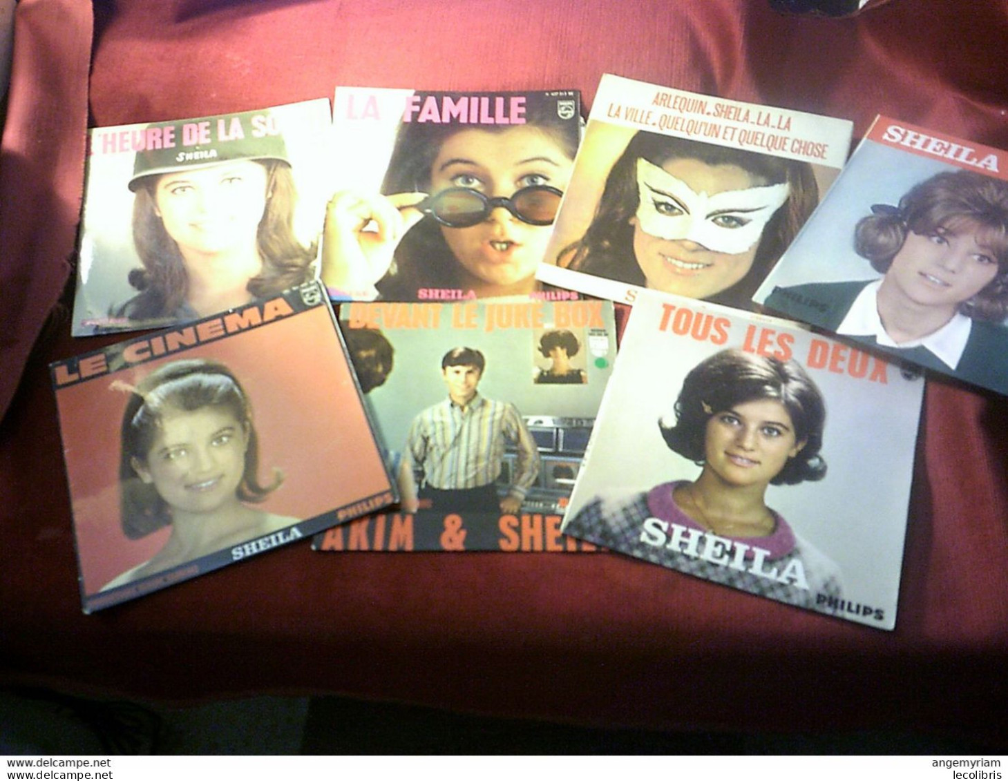 COLLECTION DE 20  / 45 TOURS  DE SHEILA - Complete Collections