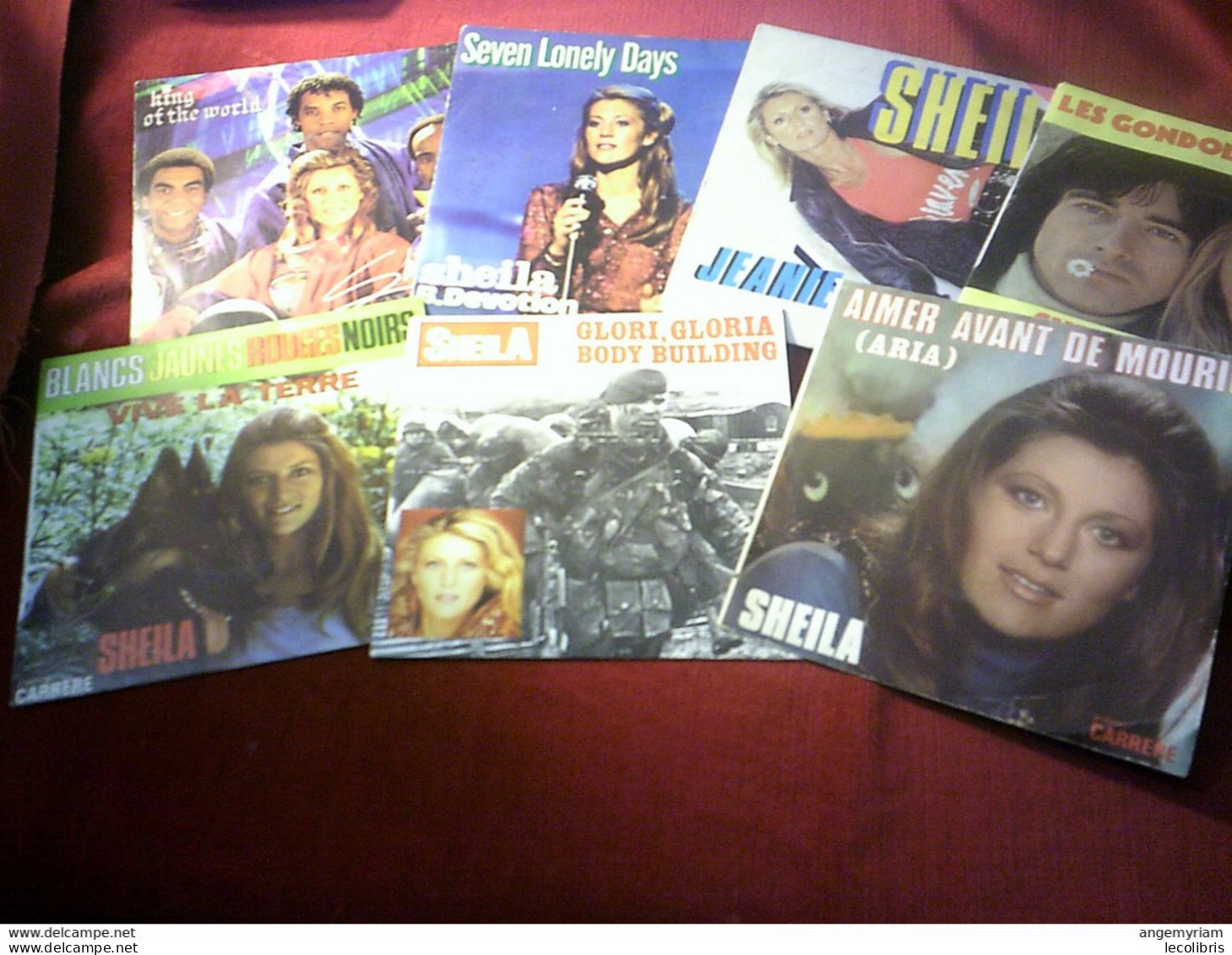 COLLECTION DE 20  / 45 TOURS  DE SHEILA - Complete Collections