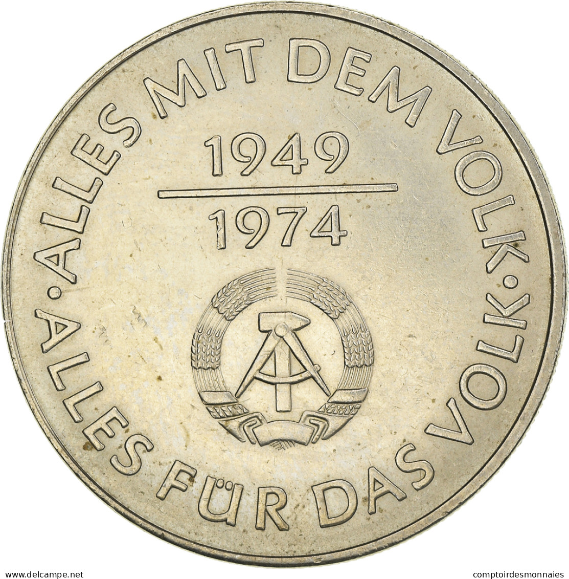 Monnaie, République Démocratique Allemande, 10 Mark, 1974, Berlin, TTB - Gedenkmünzen