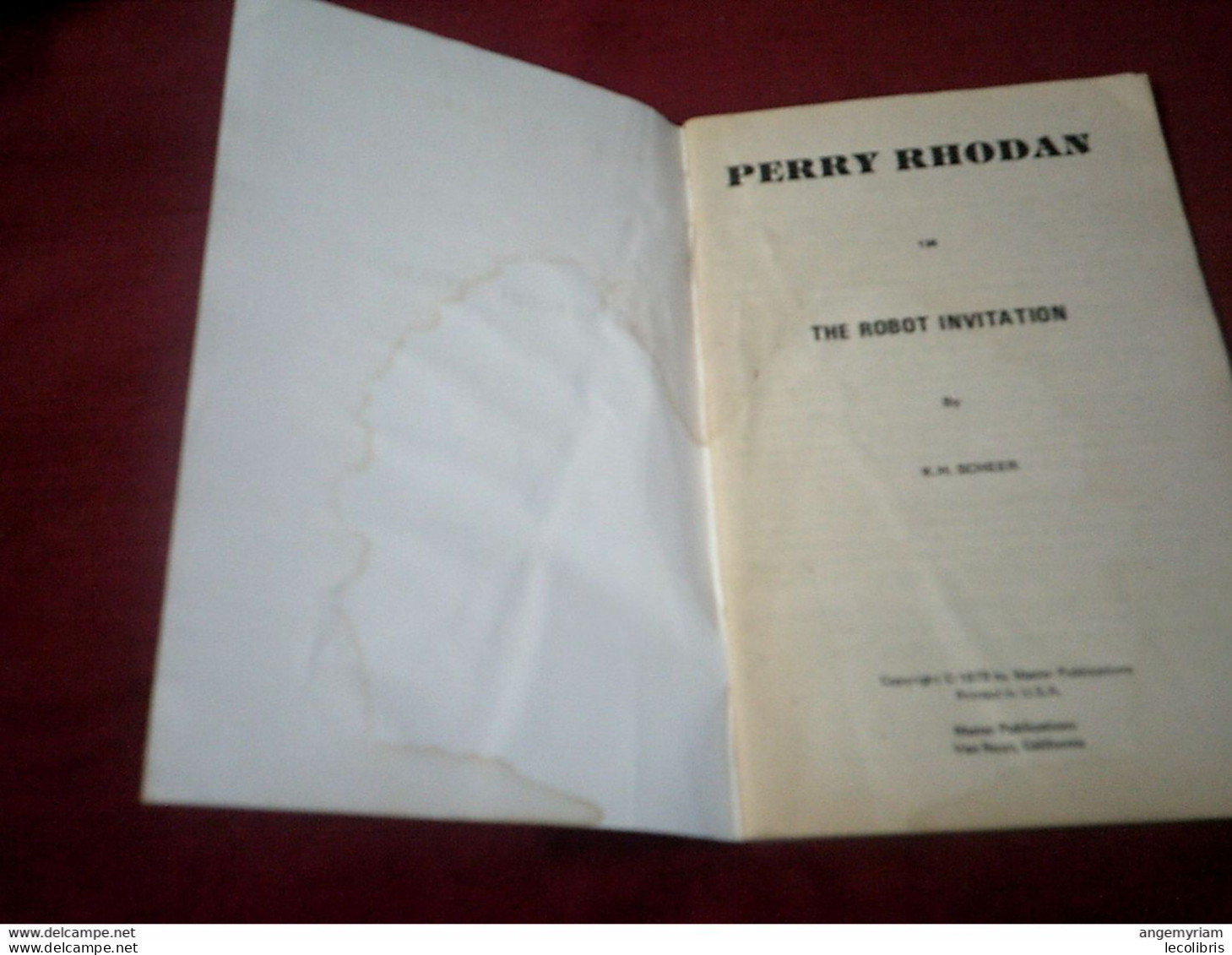 LOT DE PERRY RHODAN   EN ANGLAIS  N° 119 +122 + 124 + 132 + 133 + 134 + 135 + 136 - Libri Sulle Collezioni