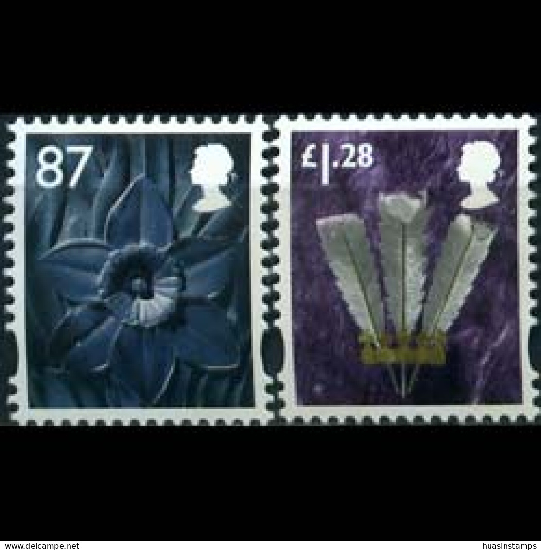 GB REGION-WALES 2012 - #40-1 Flora/Feather Set Of 2 MNH - Gales